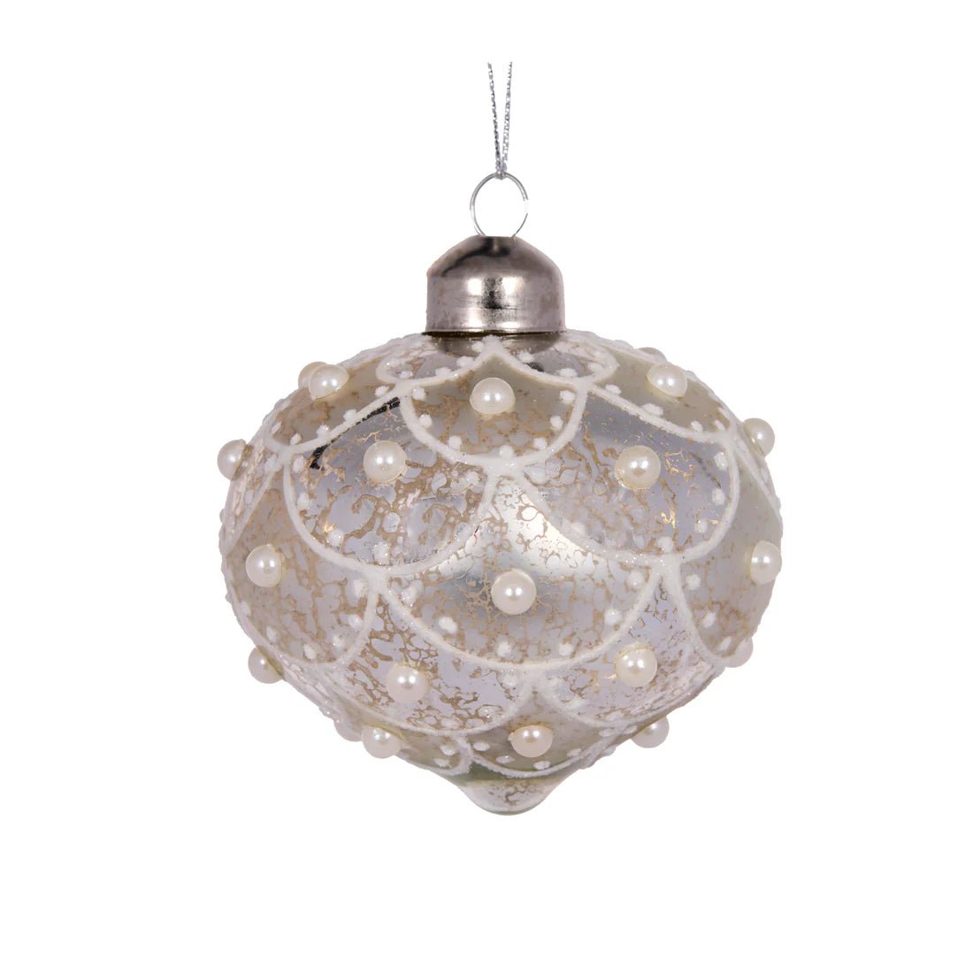 MERCURY SCALLOPED DROP BAUBLE - Pure Apotheca