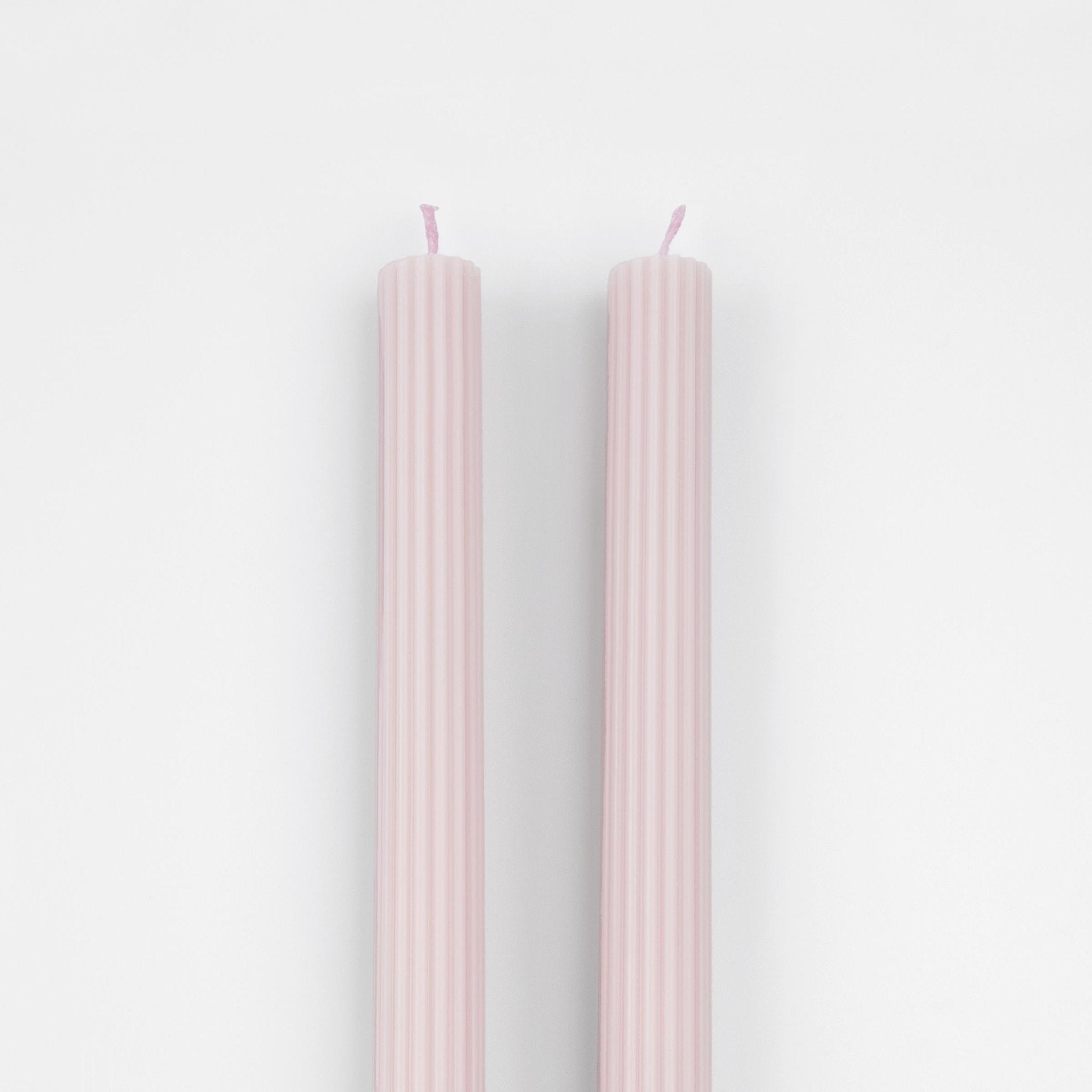 Meri Meri Cotton Candy Pink Taper Candles 2pk - Pure Apotheca