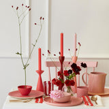 Meri Meri Cotton Candy Pink Taper Candles 2pk - Pure Apotheca