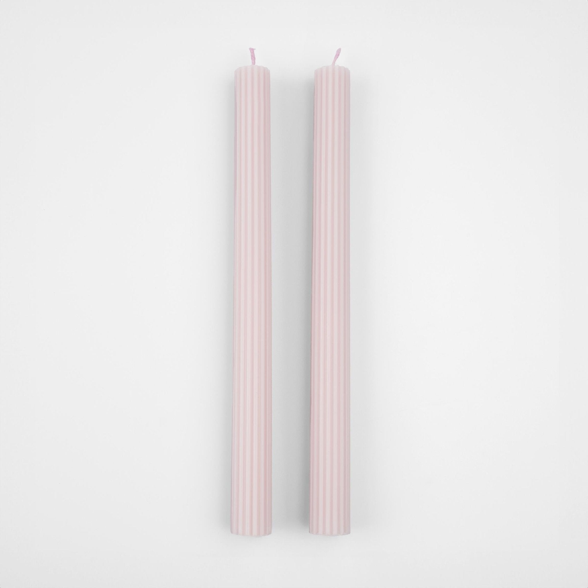 Meri Meri Cotton Candy Pink Taper Candles 2pk - Pure Apotheca