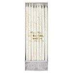 Meri Meri Gold Glitter Candles 24pk - Pure Apotheca