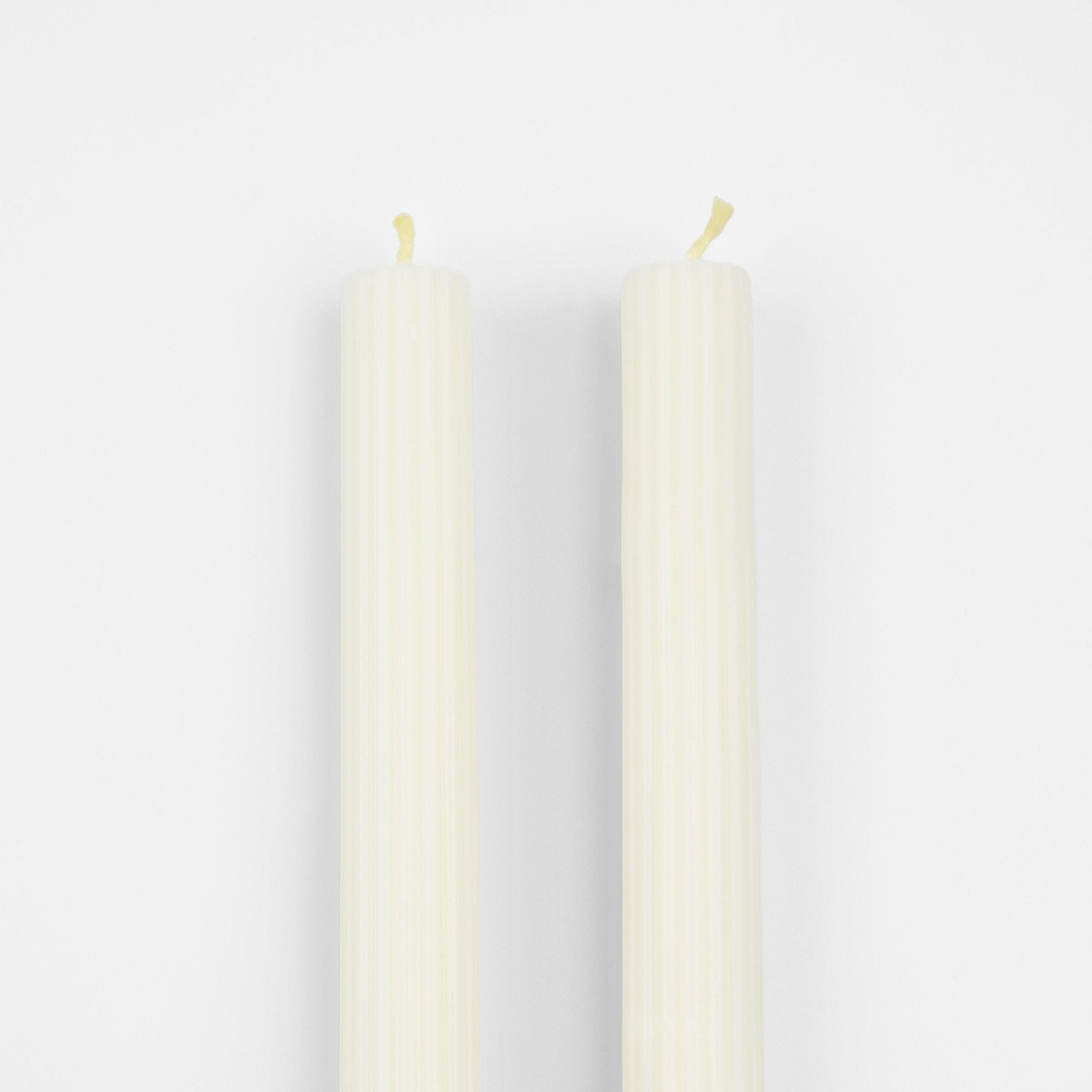 Meri Meri Ivory Taper Candles 2pk - Pure Apotheca