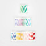 Meri Meri Rainbow Striped Mini Candles 50pk - Pure Apotheca