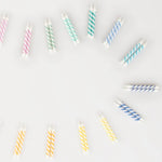 Meri Meri Rainbow Striped Mini Candles 50pk - Pure Apotheca
