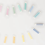 Meri Meri Rainbow Striped Mini Candles 50pk - Pure Apotheca