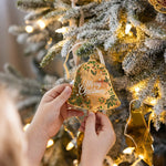 Merry Christmas Bell Enamel Ornament - Pure Apotheca