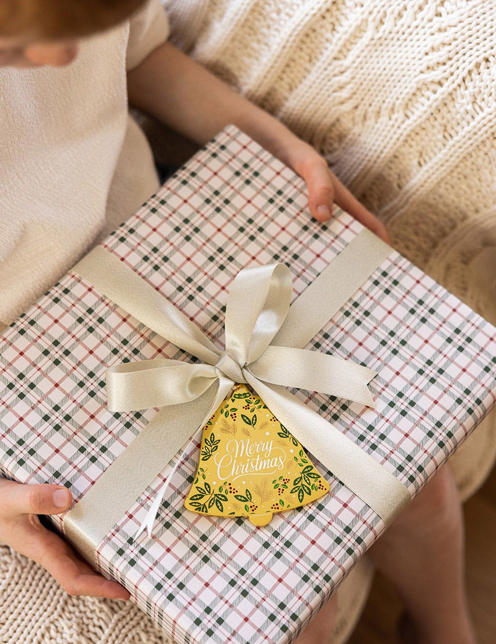 Merry Christmas Bell Enamel Ornament - Pure Apotheca