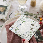 Merry Christmas Cream Christmas Card - Pure Apotheca