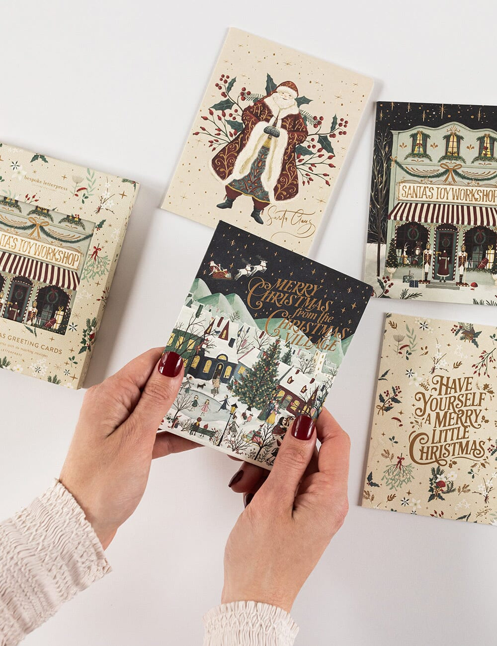 Merry Christmas from the Christmas Village Christmas Card - Pure Apotheca