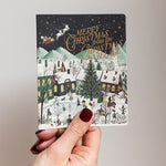Merry Christmas from the Christmas Village Christmas Card - Pure Apotheca
