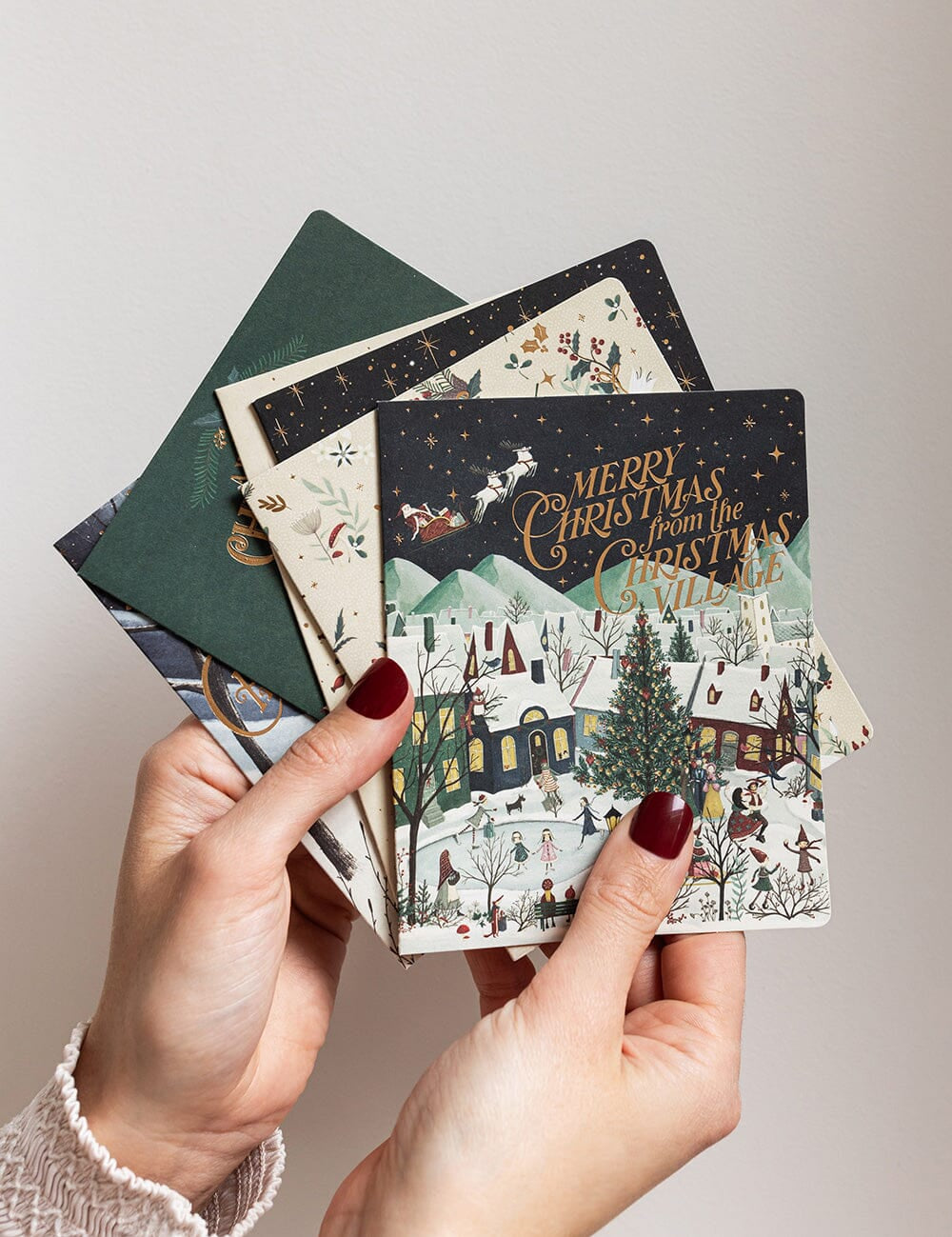 Merry Christmas from the Christmas Village Christmas Card - Pure Apotheca