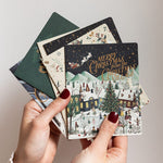 Merry Christmas from the Christmas Village Christmas Card - Pure Apotheca