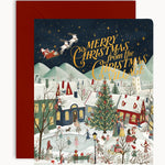 Merry Christmas from the Christmas Village Christmas Card - Pure Apotheca