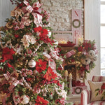 Merry Christmas Peppermint Stripe Disc Ornament 13cm - Pure Apotheca