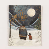 Merry Christmas Starry Night Bears Christmas Card - Pure Apotheca