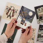 Merry Christmas Starry Night Bears Christmas Card - Pure Apotheca