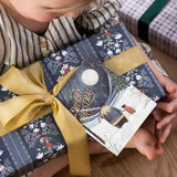 Merry Christmas Starry Night Bears Christmas Card - Pure Apotheca