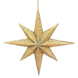 METAL ANTQUE GOLD MORAVIAN STAR LGE - Pure Apotheca