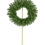 METAL CROWN DESIGN WREATH STAND GOLD - Pure Apotheca