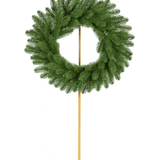 METAL CROWN DESIGN WREATH STAND GOLD - Pure Apotheca