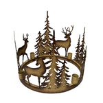 METAL CUT OUT C/HOLDER BROWN - Pure Apotheca