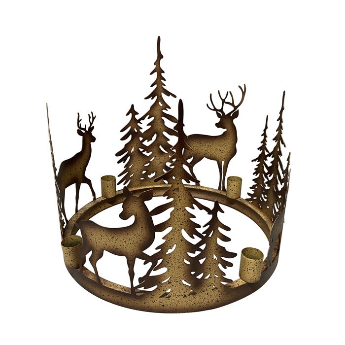 METAL CUT OUT C/HOLDER BROWN - Pure Apotheca