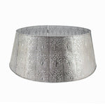METAL CUT OUT TREE SKIRT SILVER - Pure Apotheca