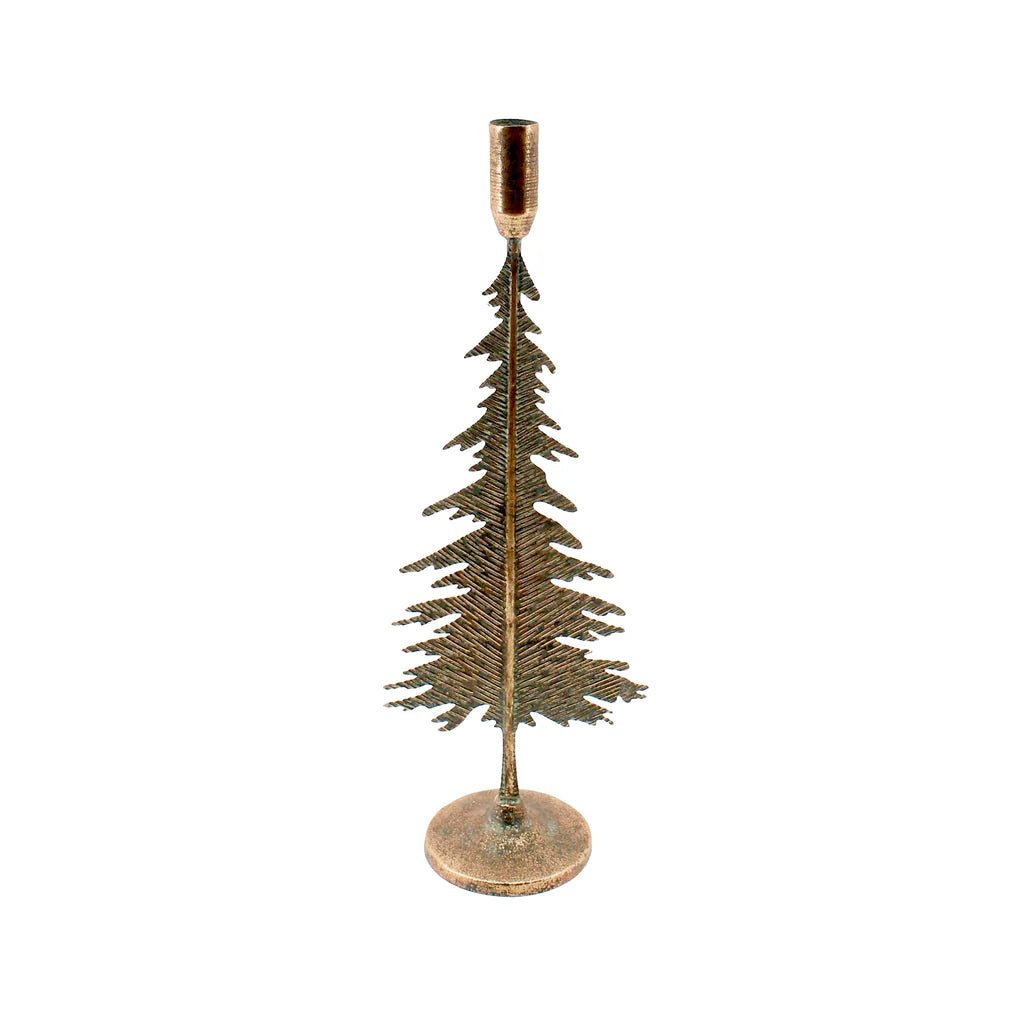 METAL GOLD TREE TAPER HOLDER SML - Pure Apotheca