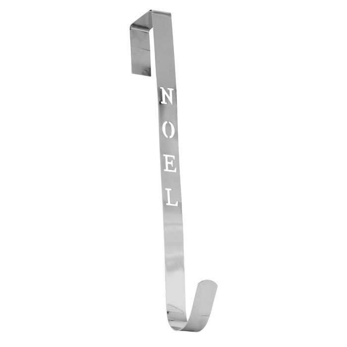 METAL WREATH HANGER NOEL SILVER - Pure Apotheca