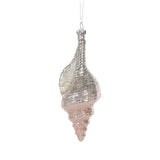 METALLIC CONCH WITH PEARLS HANGING - Pure Apotheca