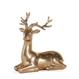 METALLIC GOLD REINDEER SITTING - Pure Apotheca