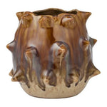 Mia Ceramic Vase Toffee - Pure Apotheca