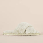 Milan Plush Slipper Ivory - Pure Apotheca