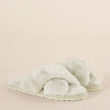 Milan Plush Slipper Ivory - Pure Apotheca