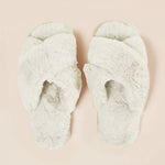 Milan Plush Slipper Ivory - Pure Apotheca
