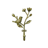 Millie Gold Wall Hook with Bird - Pure Apotheca