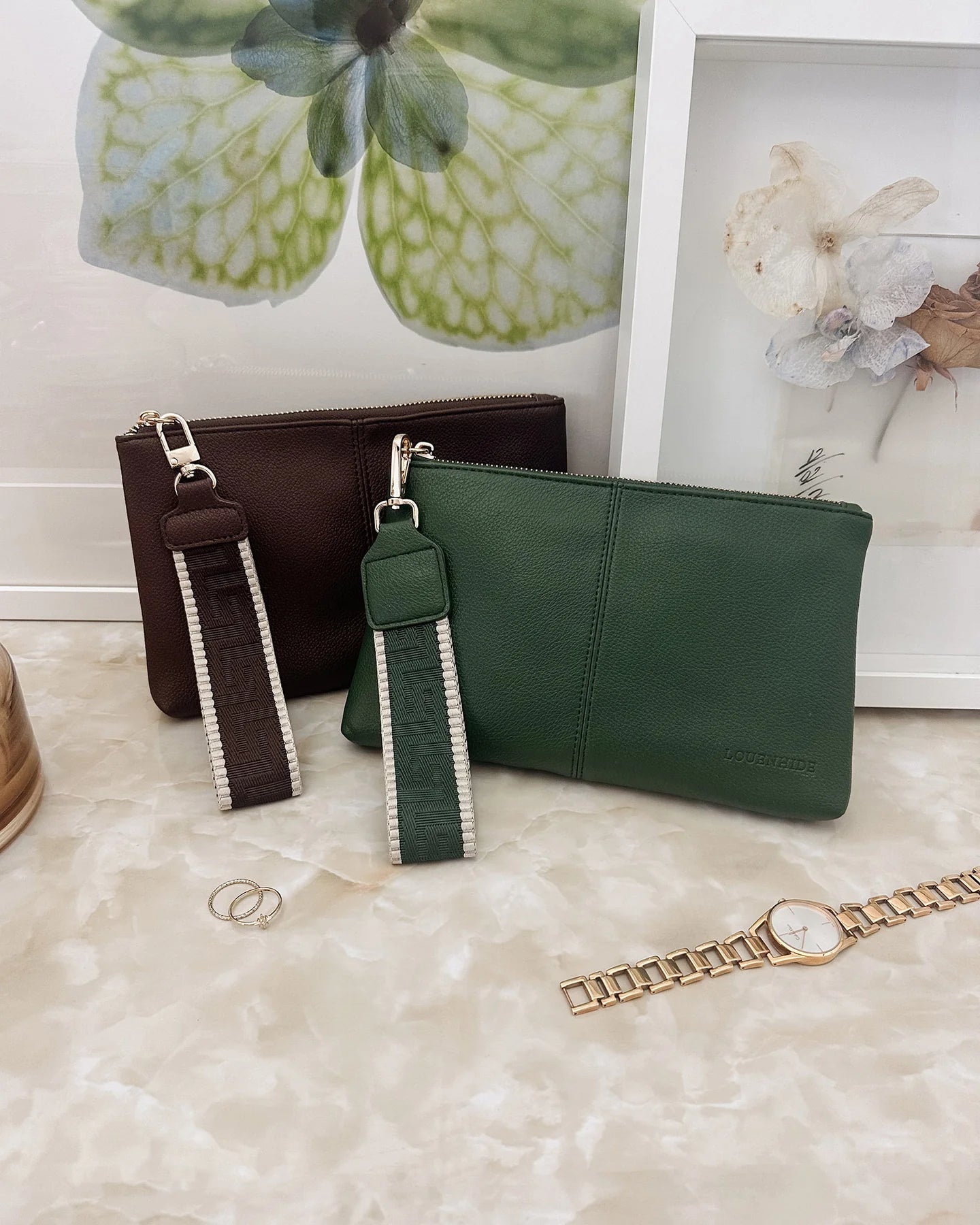Mimi Clutch Forest Green - Pure Apotheca