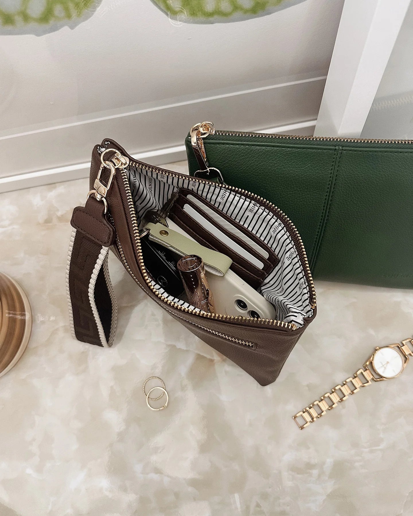 Mimi Clutch Forest Green - Pure Apotheca