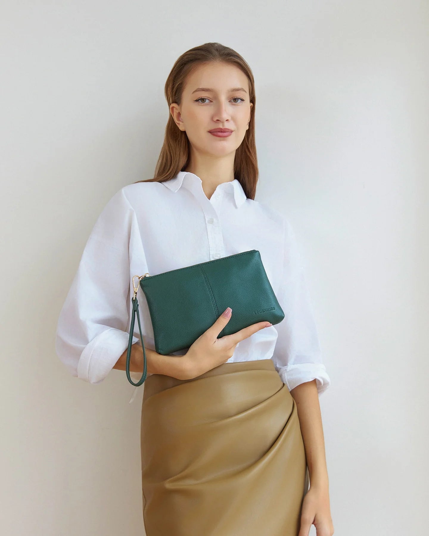 Mimi Clutch Forest Green - Pure Apotheca