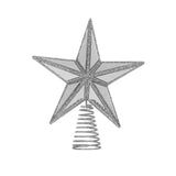 MINI 5 POINT MIRRORED TREE TOPPER STAR SILVER - Pure Apotheca