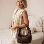 Mini Monaco Shoulder Bag Chocolate - Pure Apotheca