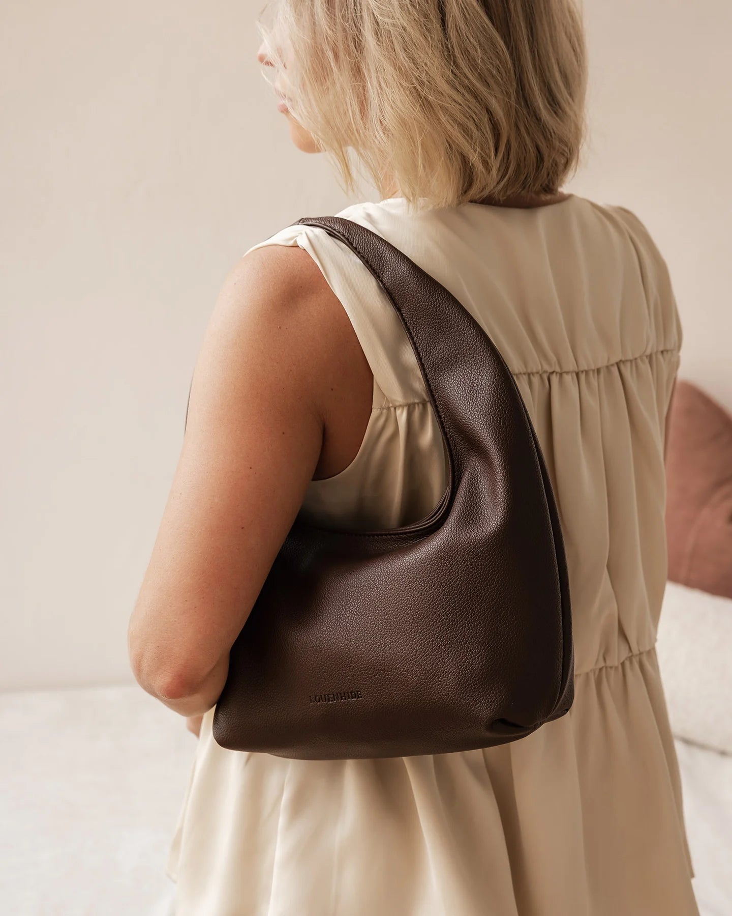 Mini Monaco Shoulder Bag Chocolate - Pure Apotheca