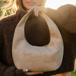 Mini Monaco Shoulder Bag Suedette Blonde - Pure Apotheca