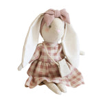 Mini Sofia Bunny Rose Check 27cm - Pure Apotheca