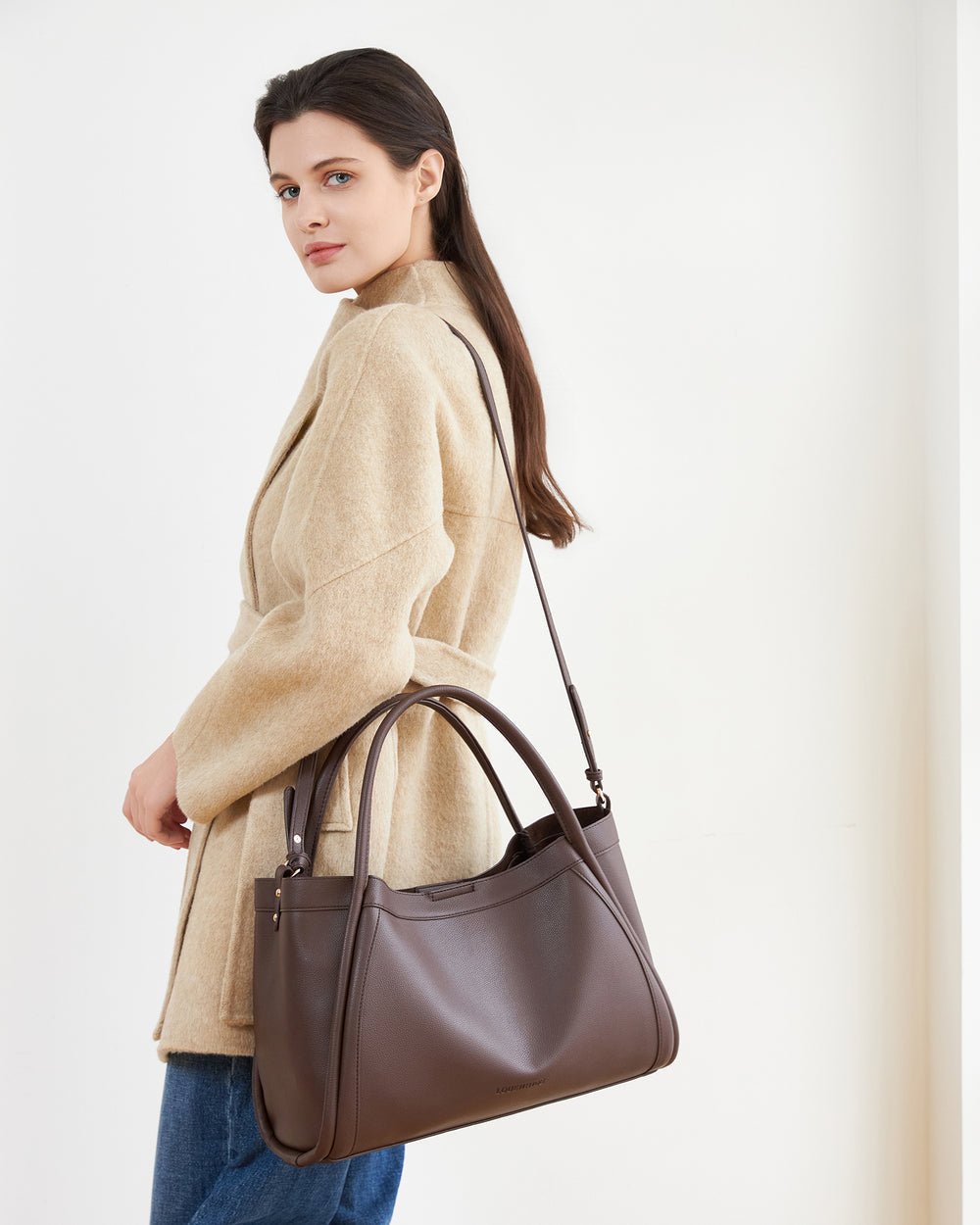 Mini Sutton Shoulder Bag Chocolate - Pure Apotheca