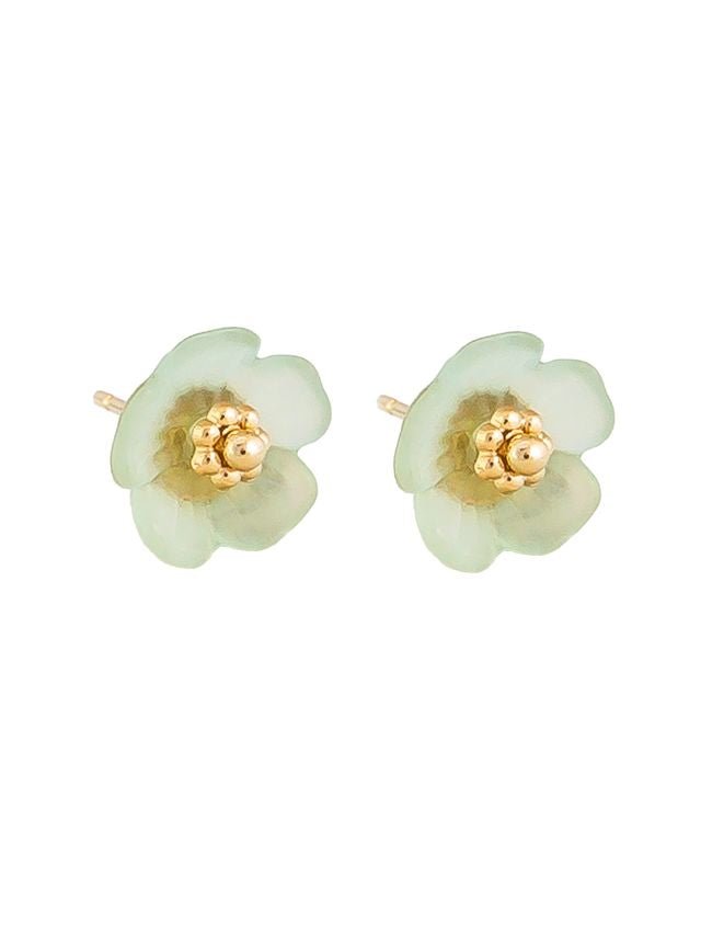 Mint Buttercup Studs - Pure Apotheca