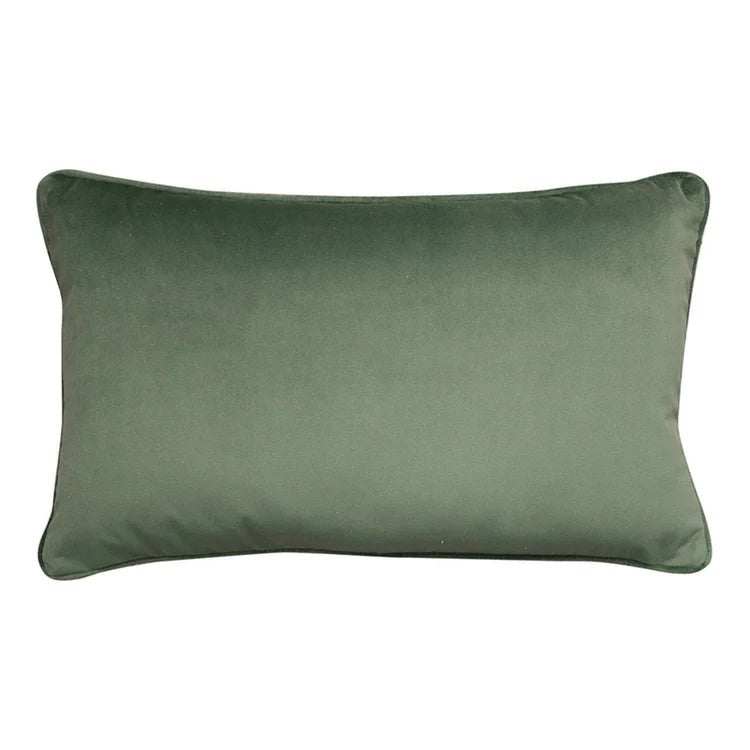 Mira Velvet Olive Cushion 30X50CM - Pure Apotheca