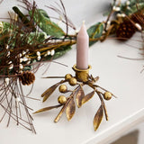 Mistletoe Iron Candleholder Small - Pure Apotheca