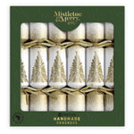Mistletoe & Merry Festive Gold Trees Christmas Crackers 12pk - Pure Apotheca