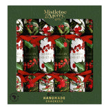 Mistletoe & Merry Festive Holly and Berry Sprigs Christmas Crackers 12pk - Pure Apotheca